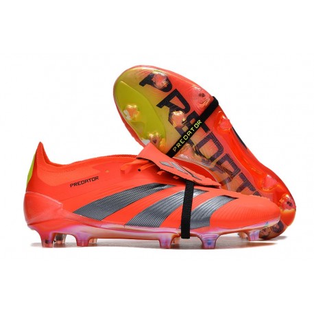 adidas Predator Elite Foldover Tongue FG Predstrike Röd Svart Gul