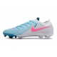Skor Nike Phantom Luna 2 Elite FG Blå Vit Rosa