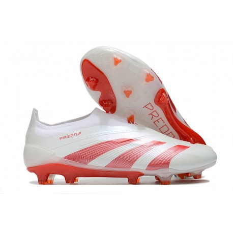 adidas Fotbollsskor Predator Elite LL FG Vit Röd 