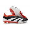adidas Fotbollsskor Predator Elite LL FG Solar Energy Svart Vit Röd