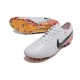 Nike Tiempo Legend 10 Elite FG Skor Vit Svart Orange