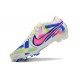 Nike Zoom Mercurial Vapor 15 Elite FG Vit Rosa Blå