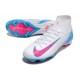 Nike Air Zoom Mercurial Superfly X Elite FG Vit Blå Rosa