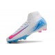 Nike Air Zoom Mercurial Superfly X Elite FG Vit Blå Rosa