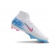 Nike Air Zoom Mercurial Superfly X Elite FG Vit Blå Rosa