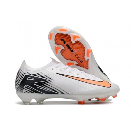 Nike Air Zoom Mercurial Vapor XVI Elite FG Vit Orange Svart