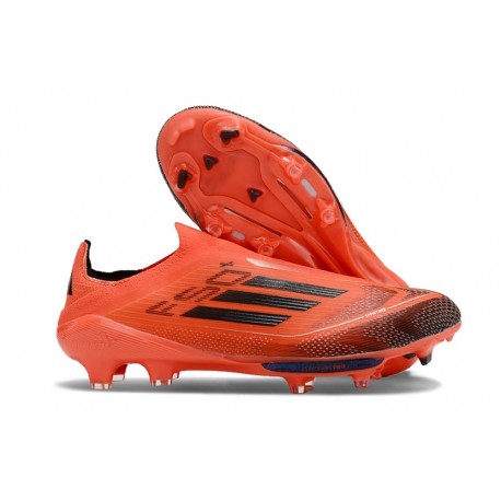 Adidas F50+ Laceless FG Röd Svart