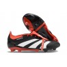 Fotbollsskor adidas Predator Elite FT FG Solar Energy - Svart Vit Röd 