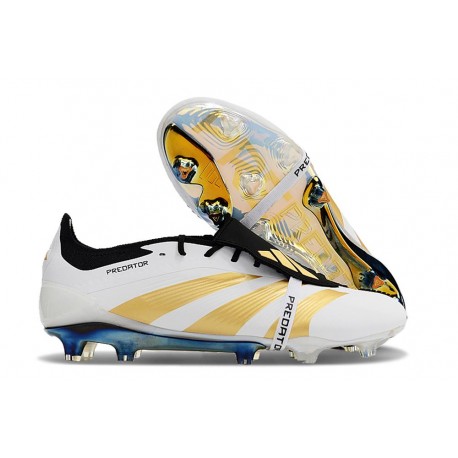 adidas Predator Elite Foldover Tongue FG Vit Guld