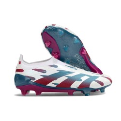 adidas Fotbollsskor Predator Elite LL FG Vit Röd Blå
