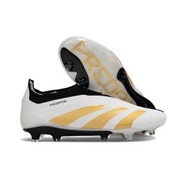 adidas Fotbollsskor Predator Elite LL FG Vit Guld