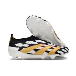 adidas Fotbollsskor Predator Elite LL FG Svart Vit Guld