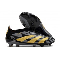 adidas Fotbollsskor Predator Elite LL FG Svart Guld