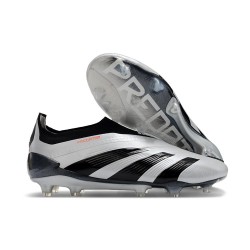 adidas Fotbollsskor Predator Elite LL FG Silver Svart