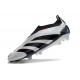 adidas Fotbollsskor Predator Elite LL FG Silver Svart