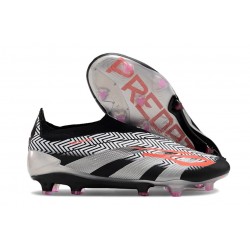 adidas Fotbollsskor Predator Elite LL FG Svart Silver Röd 
