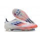 Fotbollsskor Adidas F50 Elite FG Vit Röd Blå