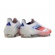 Fotbollsskor Adidas F50 Elite FG Vit Röd Blå