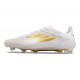 Fotbollsskor Adidas F50 Elite FG Vit Guld