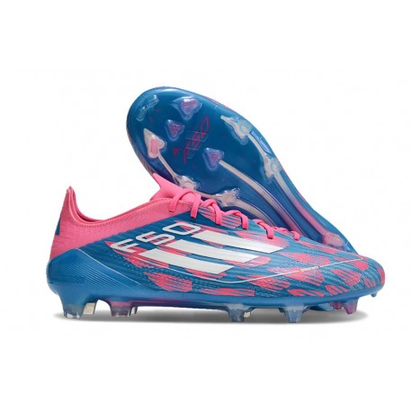 Fotbollsskor Adidas F50 Elite FG Blå Vit Rosa
