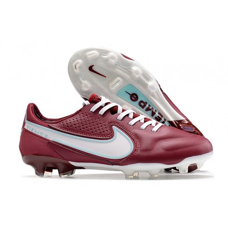 Nike Tiempo Legend IX Elite FG Herr Blueprint - Bordeaux Vit Rosa