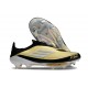 Adidas F50+ Laceless FG Guld Svart Vit