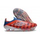 Adidas F50+ Laceless FG Röd Vit Blå