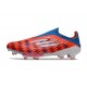 Adidas F50+ Laceless FG Röd Vit Blå