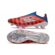 Adidas F50+ Laceless FG Röd Vit Blå