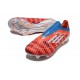 Adidas F50+ Laceless FG Röd Vit Blå