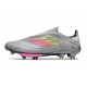 Adidas F50+ Laceless FG Grå Rosa Gul