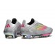 Adidas F50+ Laceless FG Grå Rosa Gul