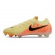 Skor Nike Phantom Luna 2 Elite FG Gul Svart