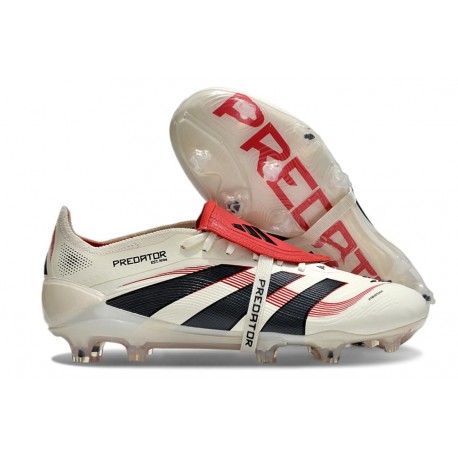 Adidas Predator Elite FT FG Beige Svart Röd