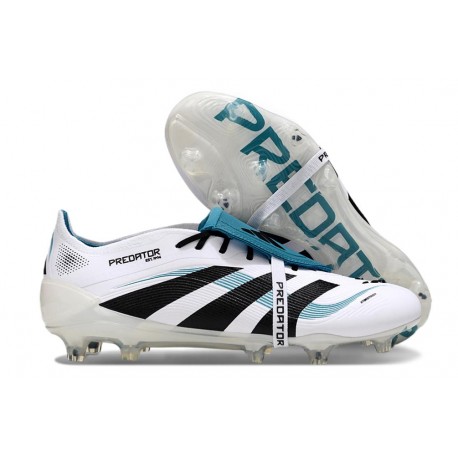 Adidas Predator Elite FT FG Vit Svart Cyan