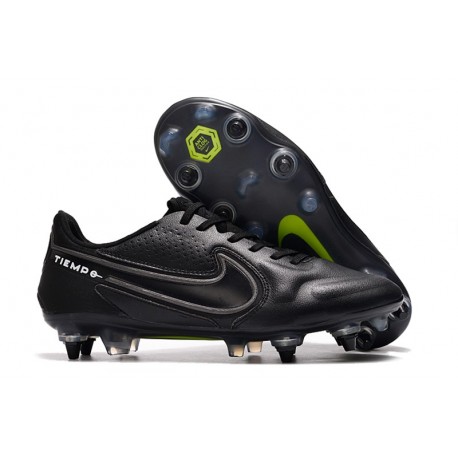 Fotbollsskor Nike Tiempo Legend 9 Elite SG Shadow - Svart Grå Vit