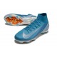 Nike Air Zoom Mercurial Superfly X Elite FG Blå Vit