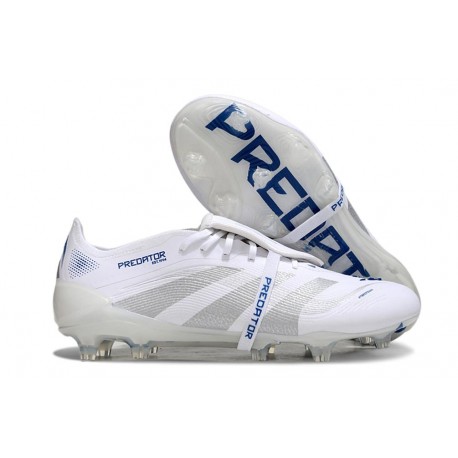 Adidas Predator Elite FT FG Vit Silver Blå