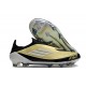 Fotbollsskor Adidas F50 Laceless FG Guld Svart Vit