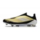 Fotbollsskor Adidas F50 Laceless FG Guld Svart Vit