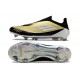 Fotbollsskor Adidas F50 Laceless FG Guld Svart Vit
