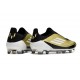 Fotbollsskor Adidas F50 Laceless FG Guld Svart Vit