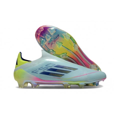 Fotbollsskor Adidas F50 Laceless FG Blå Gul