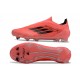 Fotbollsskor Adidas F50 Laceless FG Orange Svart