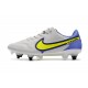 Fotbollsskor Nike Tiempo Legend 9 Elite SG Grå Gul Blå