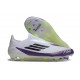 Fotbollsskor Adidas F50 Laceless FG X Messi Vit Svart Lila