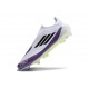 Fotbollsskor Adidas F50 Laceless FG X Messi Vit Svart Lila