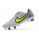 Fotbollsskor Nike Tiempo Legend 9 Elite SG Grå Gul Blå