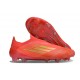 Fotbollsskor Adidas F50 Laceless FG Röd Guld