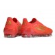 Fotbollsskor Adidas F50 Laceless FG Röd Guld
